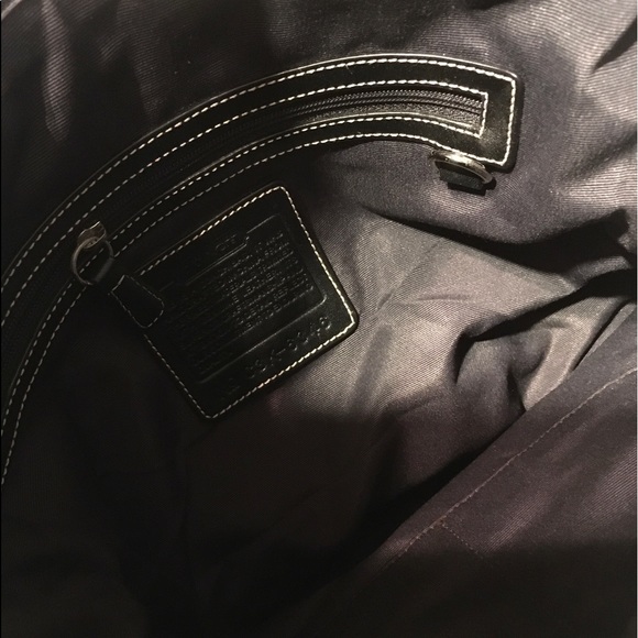 Coach Chelsea Signature Canvas Leather Trim Duffle Shoulder Bag ✅Offers Welcome - Picture 12 of 12